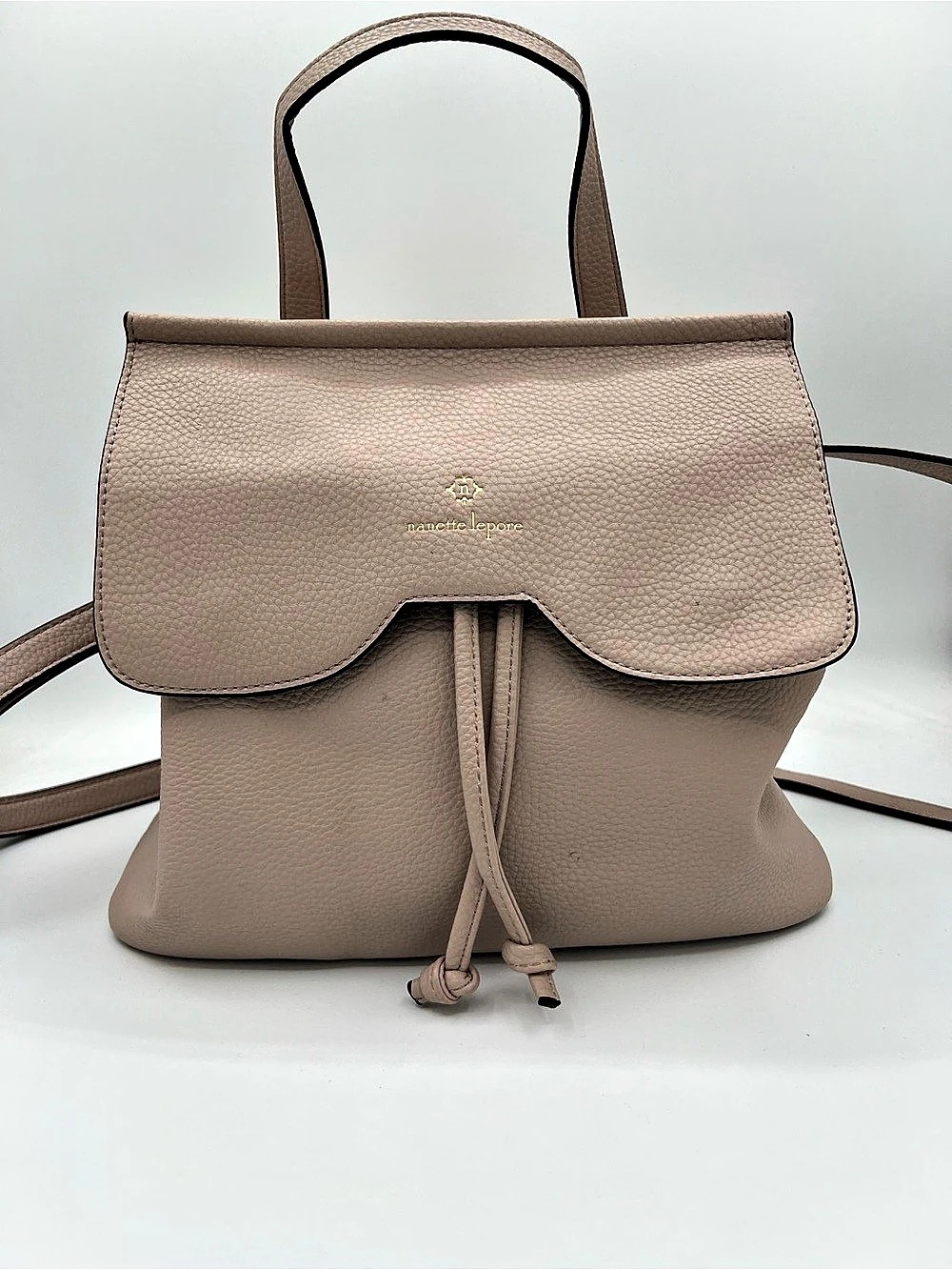 Nanette Lepore convertible Shoulder/backpack Bag in Dusty Pink